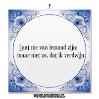 Wijsheid Geluk Sticker by Tegelspreuken.nl