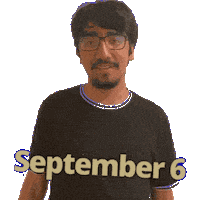 September 6 Sticker