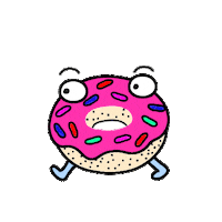 Donut What Sticker by OMYMAISON