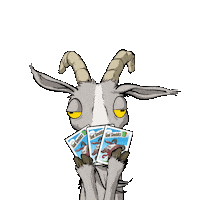 MOOD_PUBLISHING mood goat cardgame goatsimulator Sticker