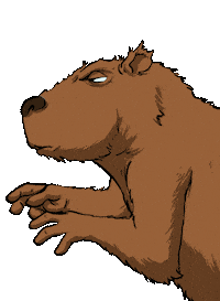 MOOD_PUBLISHING mood goat capybara cardgame Sticker