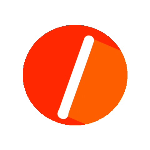 Orange Abc Sticker