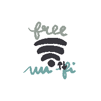 Khansakia online wifi connection freewifi Sticker