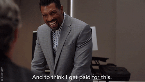Working Deon Cole GIF by grown-ish
