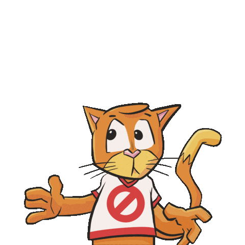 Scaredy Cat Jaw Drop Sticker by VeeFriends