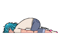 Tired Aff Sticker by Jhessica Murray (Jay Jay Draws)