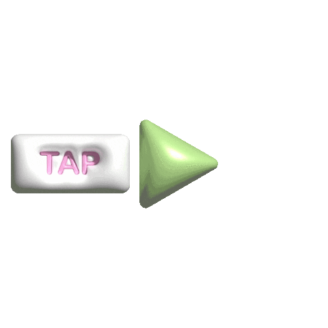 Tap Tap Arrow Sticker