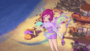 Winx_Club text message winx club text me GIF