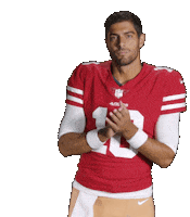 Jimmy Garoppolo Football Sticker by San Francisco 49ers