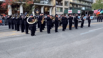 NYPD Band Performs at Macy’s Parade