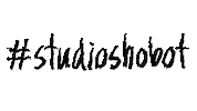 StudioShobot cartoon black photographer shobot Sticker