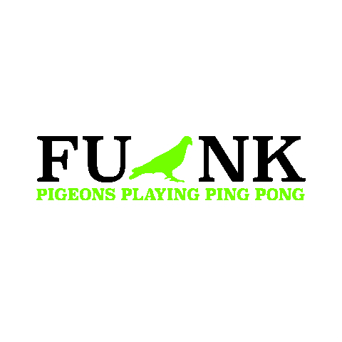 pigeonsplaying funk ping pong pigeons pppp Sticker
