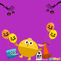 Trick Or Treat Halloween Party GIF by SKIDOS