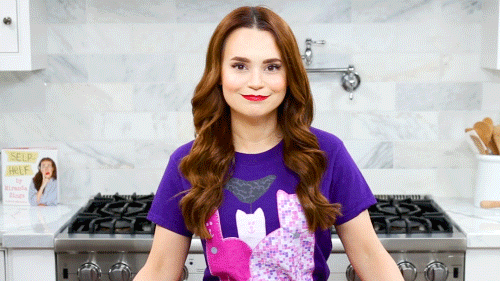 miranda sings yes GIF by Rosanna Pansino