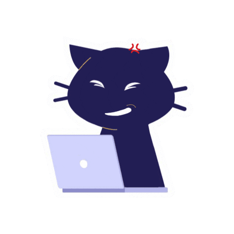 Cat Wtf Sticker