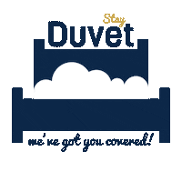 stayduvet sleep bed clouds stay Sticker