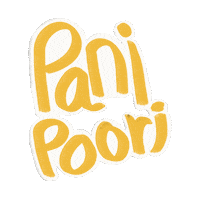 Pani Puri Indian Food Sticker