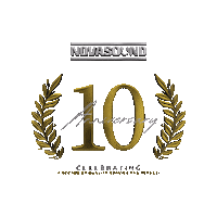 Achieve 10 Years Sticker by Nova Sound