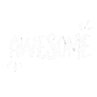 Awesome Sticker by Studio Queenhood