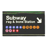 Subway Ny Sticker by rag & bone