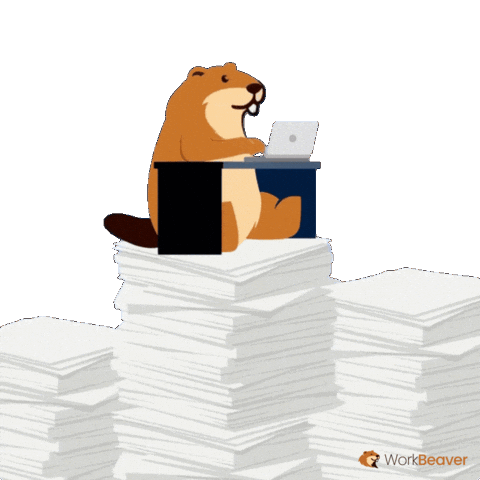 Office Help Sticker by WorkBeaver