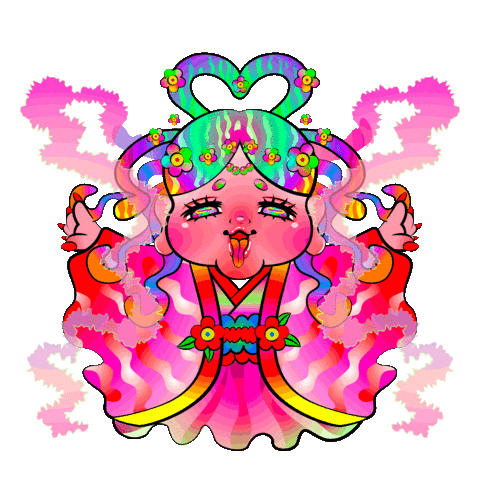 神様 Sticker by NAPOYAN