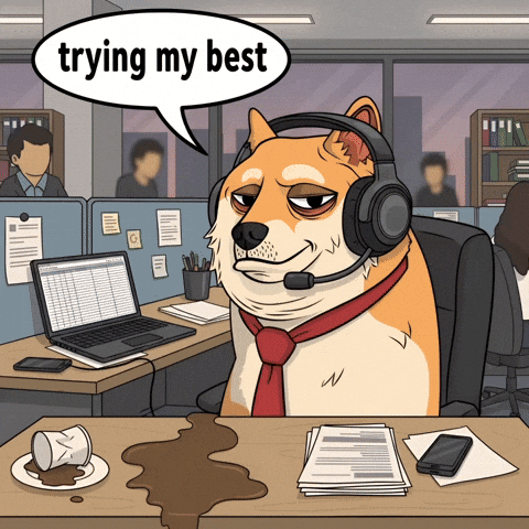 Tired Shiba Inu GIF by Doge Pound