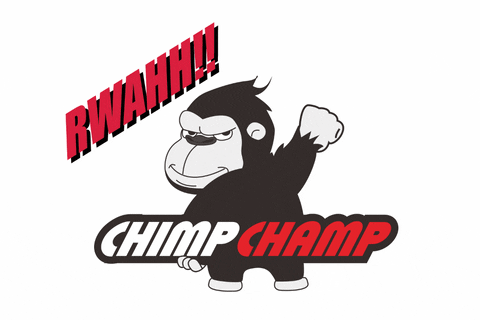 CHIMPCHAMPFITNESS giphyupload chimpchamp rwah GIF