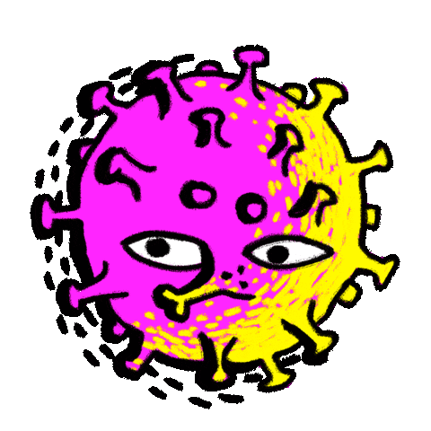 Corona Virus Sticker by Kochstrasse™