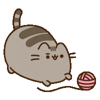 Playing Arts And Crafts Sticker by Pusheen