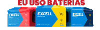 BateriasExcell original carro energia force Sticker