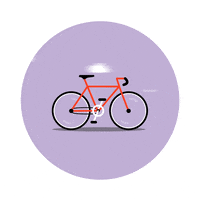 Millmotion animation loop design bike GIF