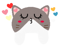 Cat Heart Sticker