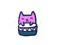 Cat Playing Sticker