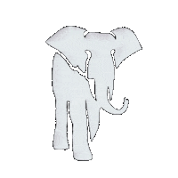 klijnnatuursteen olifant klijn klijn natuursteen Sticker