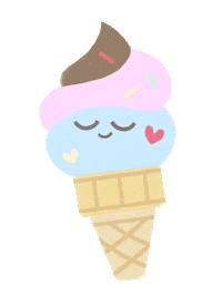 Ice Cream Dancing Sticker by Catharina Stewart