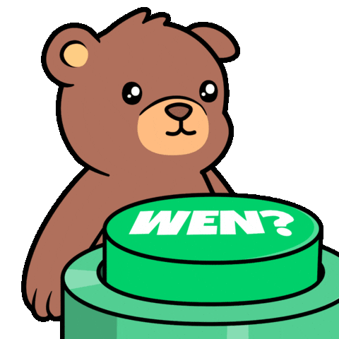 Hurry Up Waiting Sticker by BEARISH