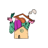 Cartoon Love Sticker by Adelfa sarra