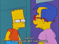 wondering bart simpson GIF