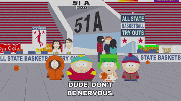 nervous eric cartman GIF by South Park 