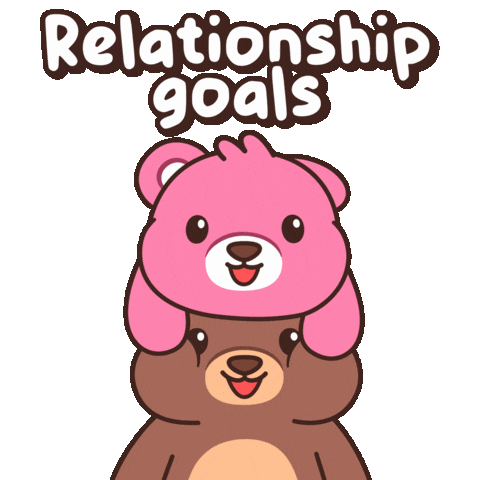Teddy Bear Love Sticker by BEARISH