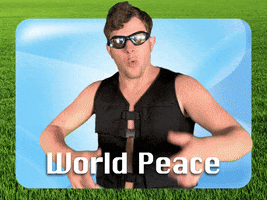 World Peace GIF by Kyle Gordon