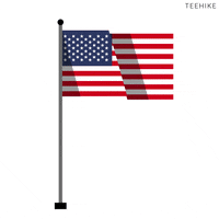 United States Flag GIF by Teehike