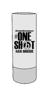 one shot hair Sticker by behindthechair.com