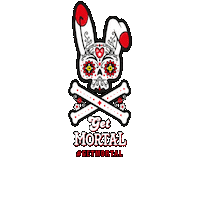 BunnySpirits bunny rum mortal mortalbunny Sticker