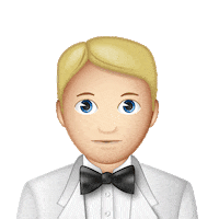 Black Tie Fashion Sticker by emoji® - The Iconic Brand