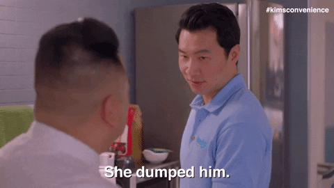 Happy Anniversary Breaking Up GIF by Kim's Convenience