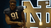 Notre Dame Dancing GIF by Notre Dame Fighting Irish