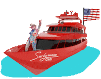 American Party Sticker by Sashy Hairdesign Club