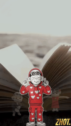 Zhot Wisdom, Character Influencer, White Monkey,